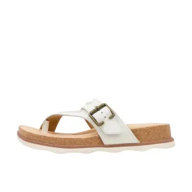 Clarks Womens Brynn Madi White Leather