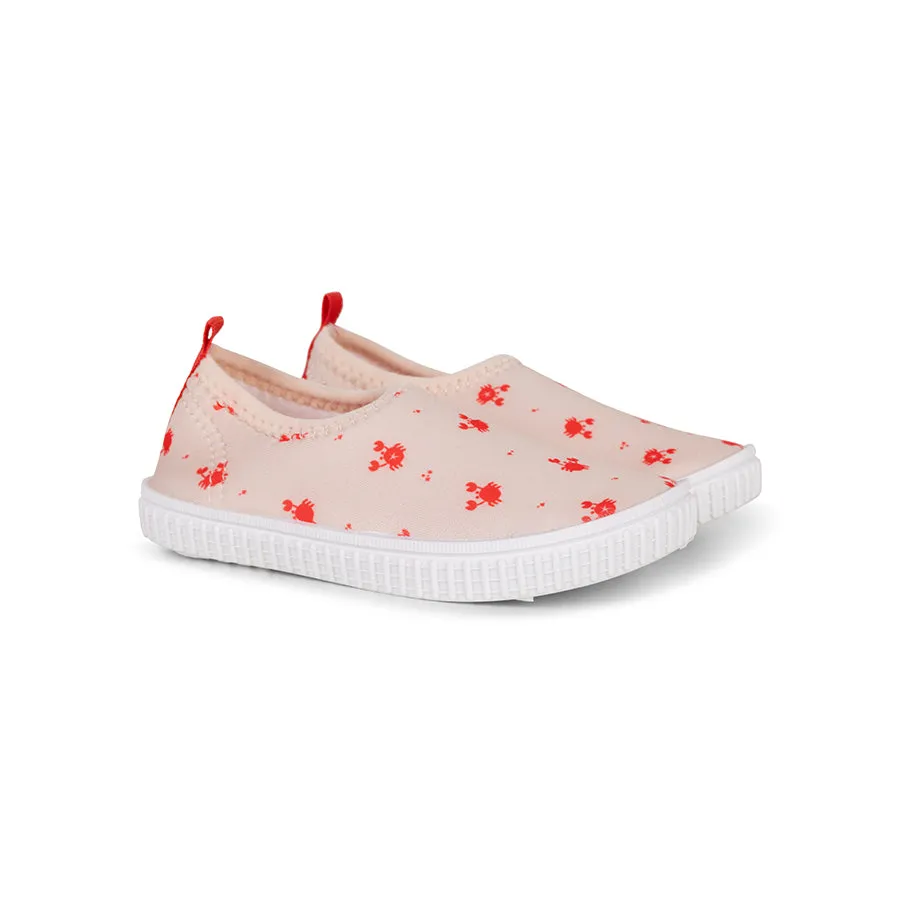 Crabby | Beige/Red Water Shoes - Size 19-33