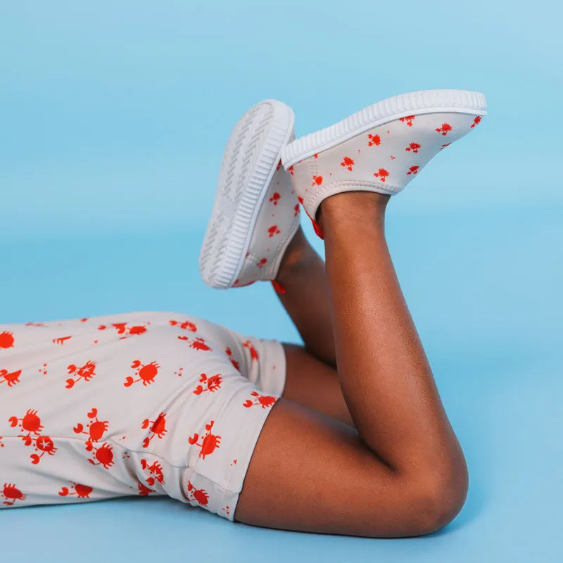 Crabby | Beige/Red Water Shoes - Size 19-33