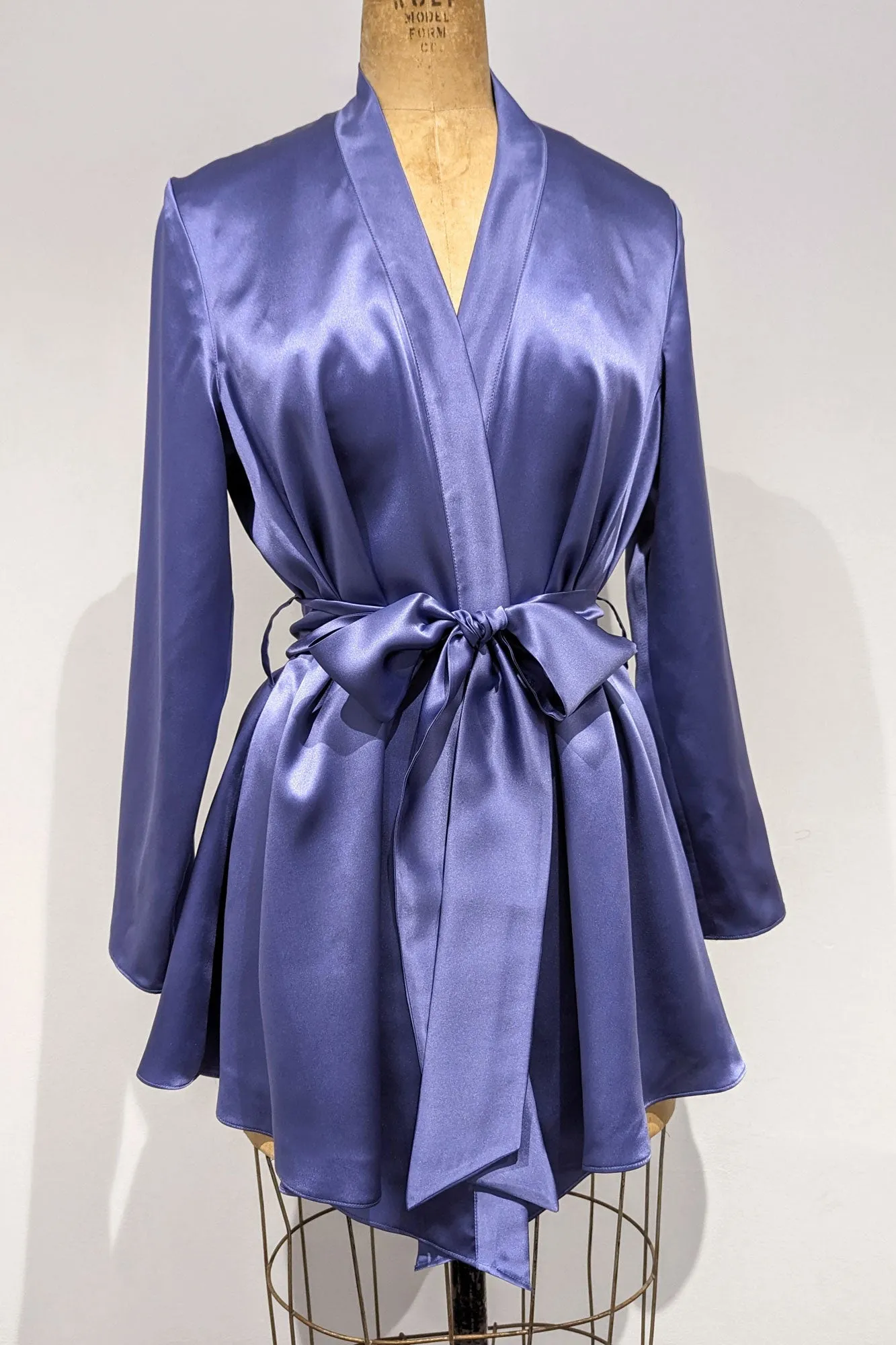 Custom silk robe