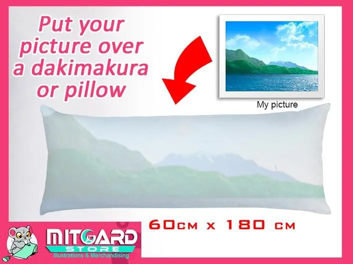 Custom with your picture or photo a Hugging Dakimakura or pillow