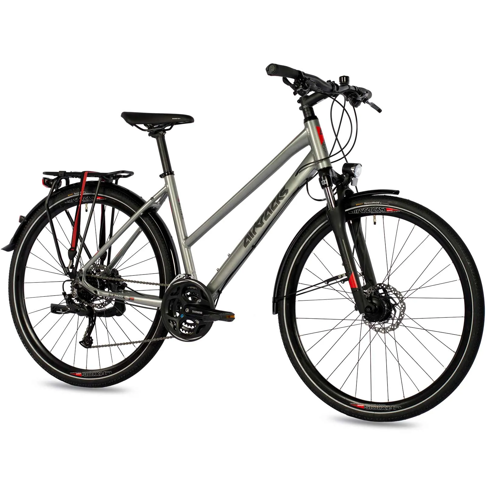 Damen Trekking Fahrrad 28 Zoll Trekkingrad TR.2845L Shimano 24 Gang Alivio RD-M3100-SGS Shadow