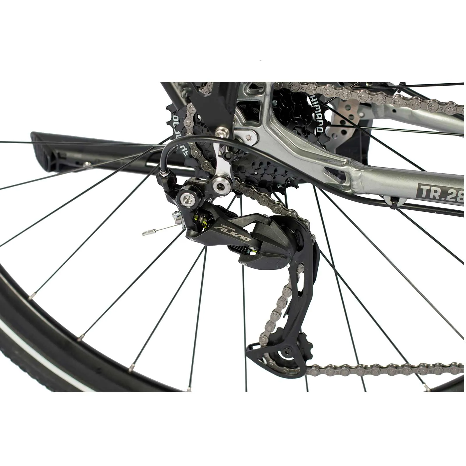 Damen Trekking Fahrrad 28 Zoll Trekkingrad TR.2845L Shimano 24 Gang Alivio RD-M3100-SGS Shadow