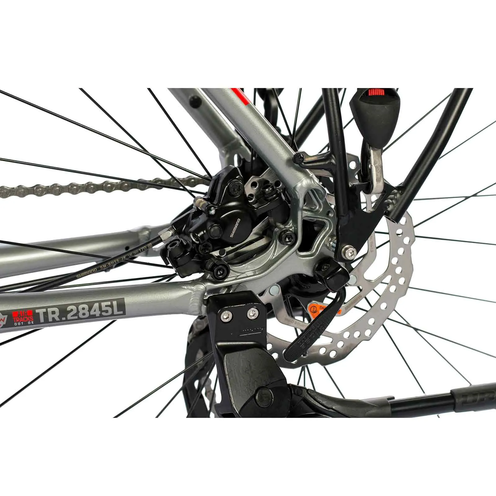 Damen Trekking Fahrrad 28 Zoll Trekkingrad TR.2845L Shimano 24 Gang Alivio RD-M3100-SGS Shadow