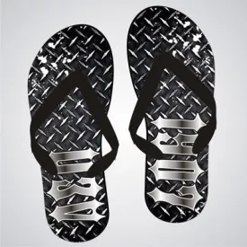 Delta Sigma Pi Diamond Plate Flip-Flops - SBL100 - SUB
