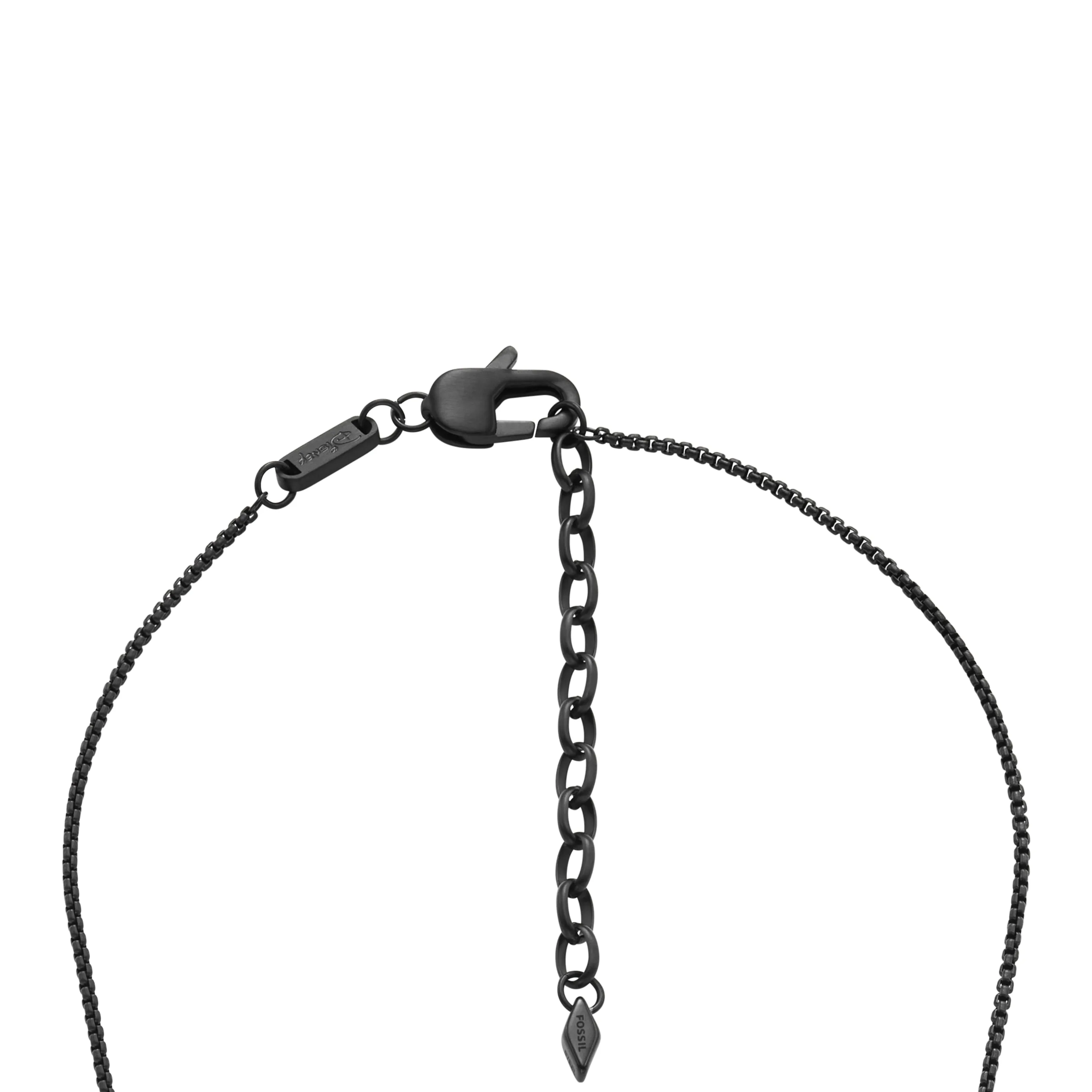 Disney x Fossil Special Edition Black Stainless Steel Chain Necklace