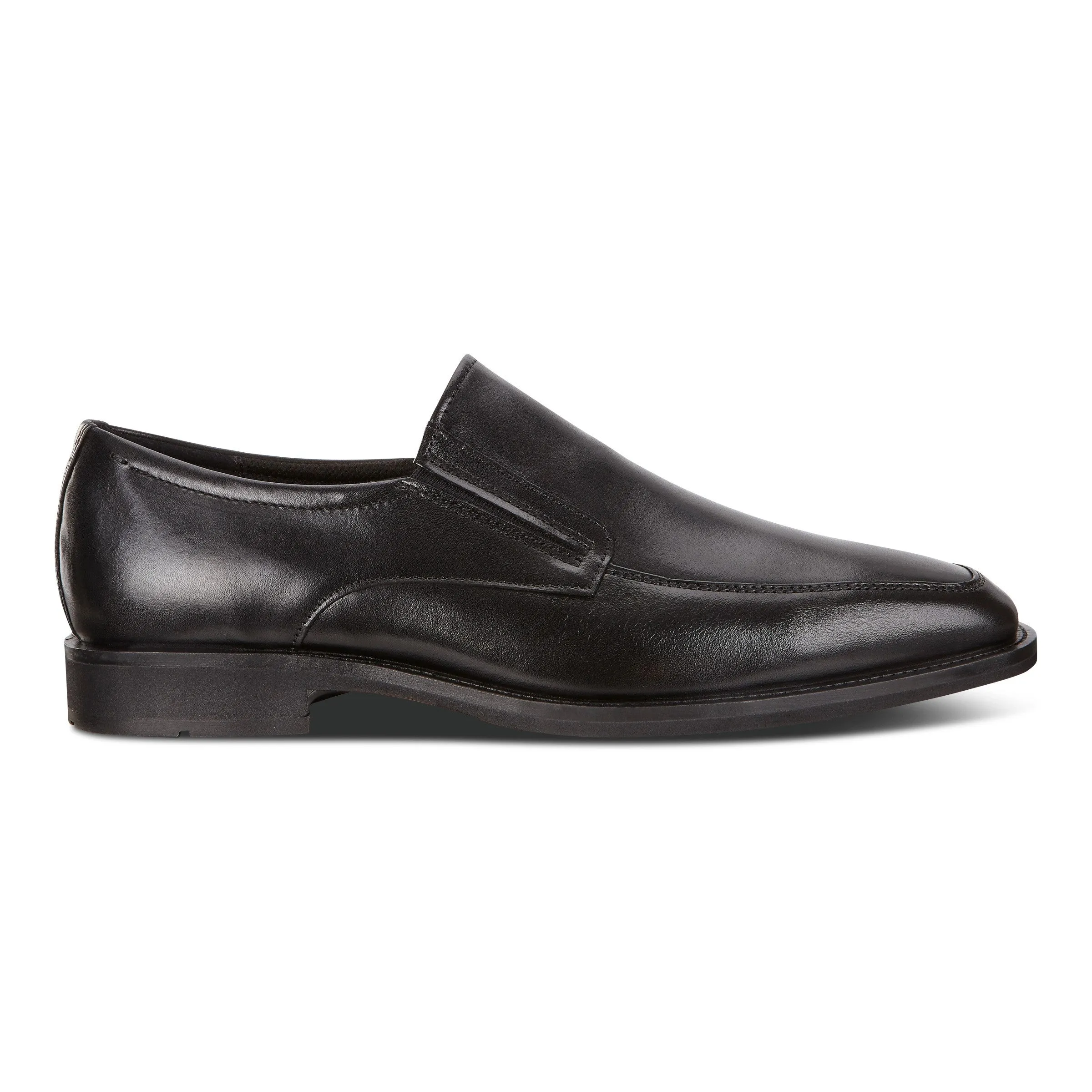 ECCO Calcan Mens Black Slip-on Shoe