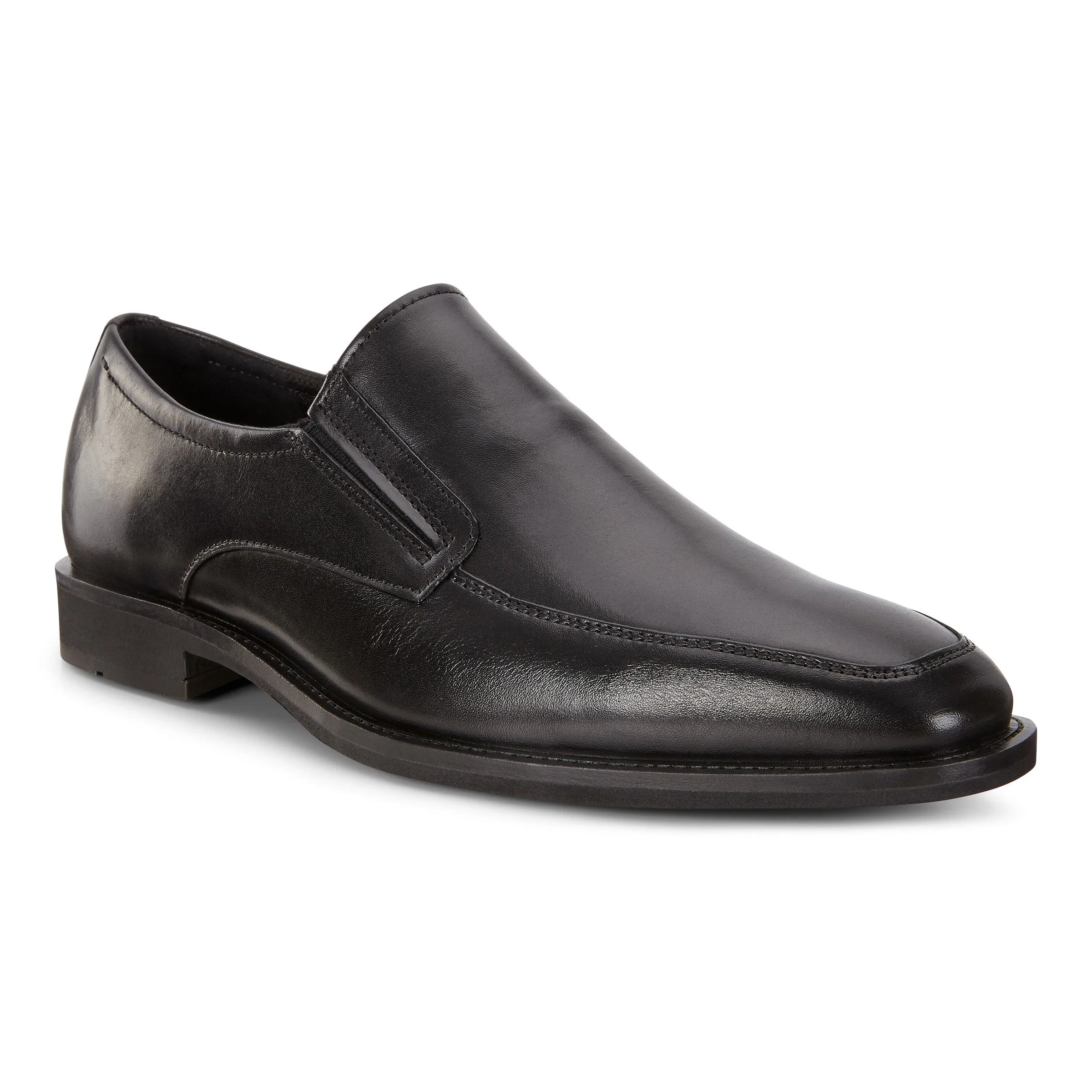ECCO Calcan Mens Black Slip-on Shoe