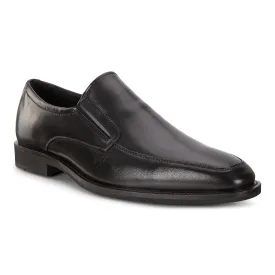 ECCO Calcan Mens Black Slip-on Shoe