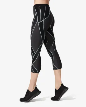 Endurance Generator Insulator Joint & Muscle Support 3/4 Compression Tight: Women's Black/Gray Sky