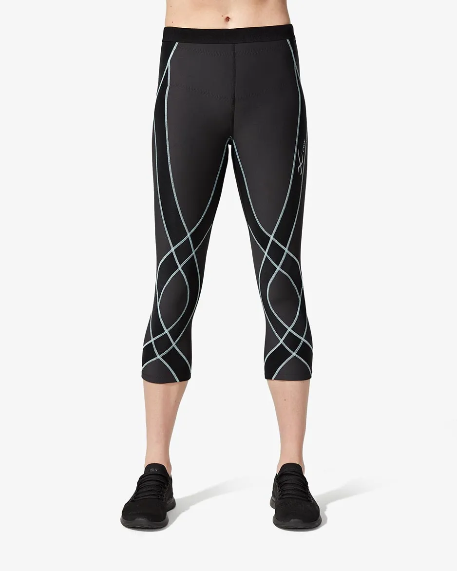 Endurance Generator Insulator Joint & Muscle Support 3/4 Compression Tight: Women's Black/Gray Sky