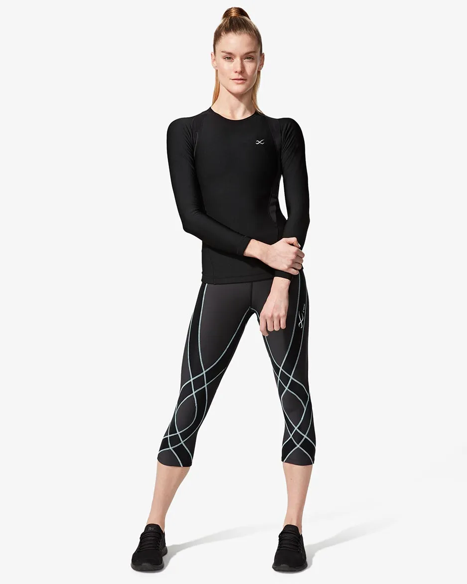 Endurance Generator Insulator Joint & Muscle Support 3/4 Compression Tight: Women's Black/Gray Sky