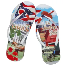 FFOH05P Flip Flops - Ohio Symbols HD