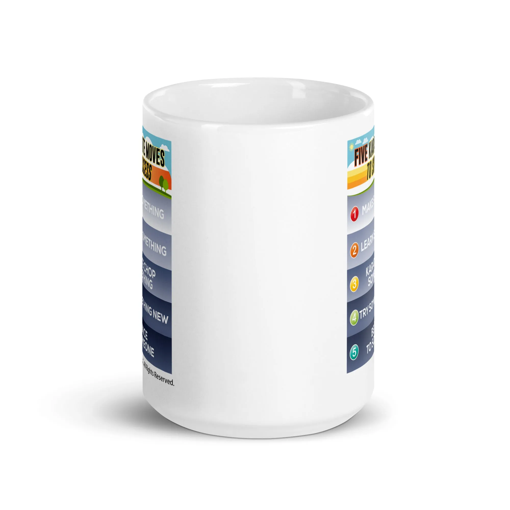 Five Karate Moves To Success - Coffee Mug