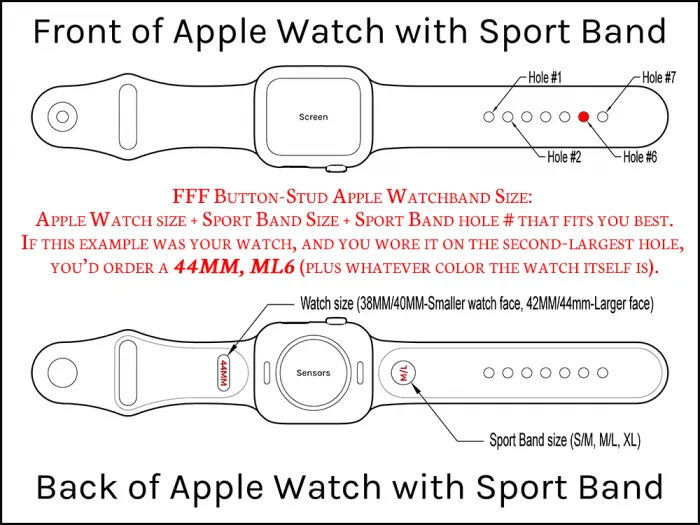 Form Function Form Navy Chromexcel Button-Stud Apple Watch Band 42/ 45mm