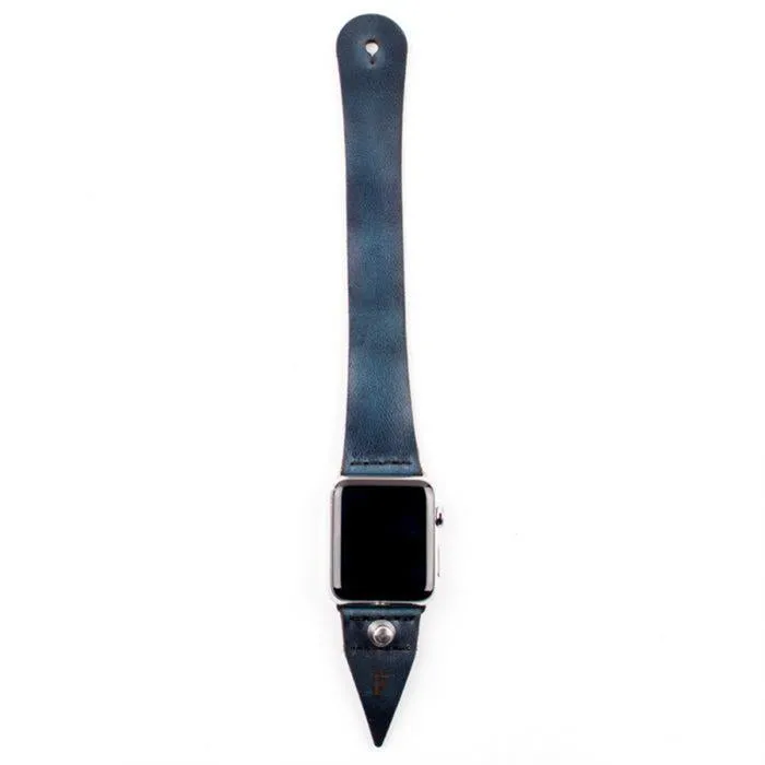 Form Function Form Navy Chromexcel Button-Stud Apple Watch Band 42/ 45mm