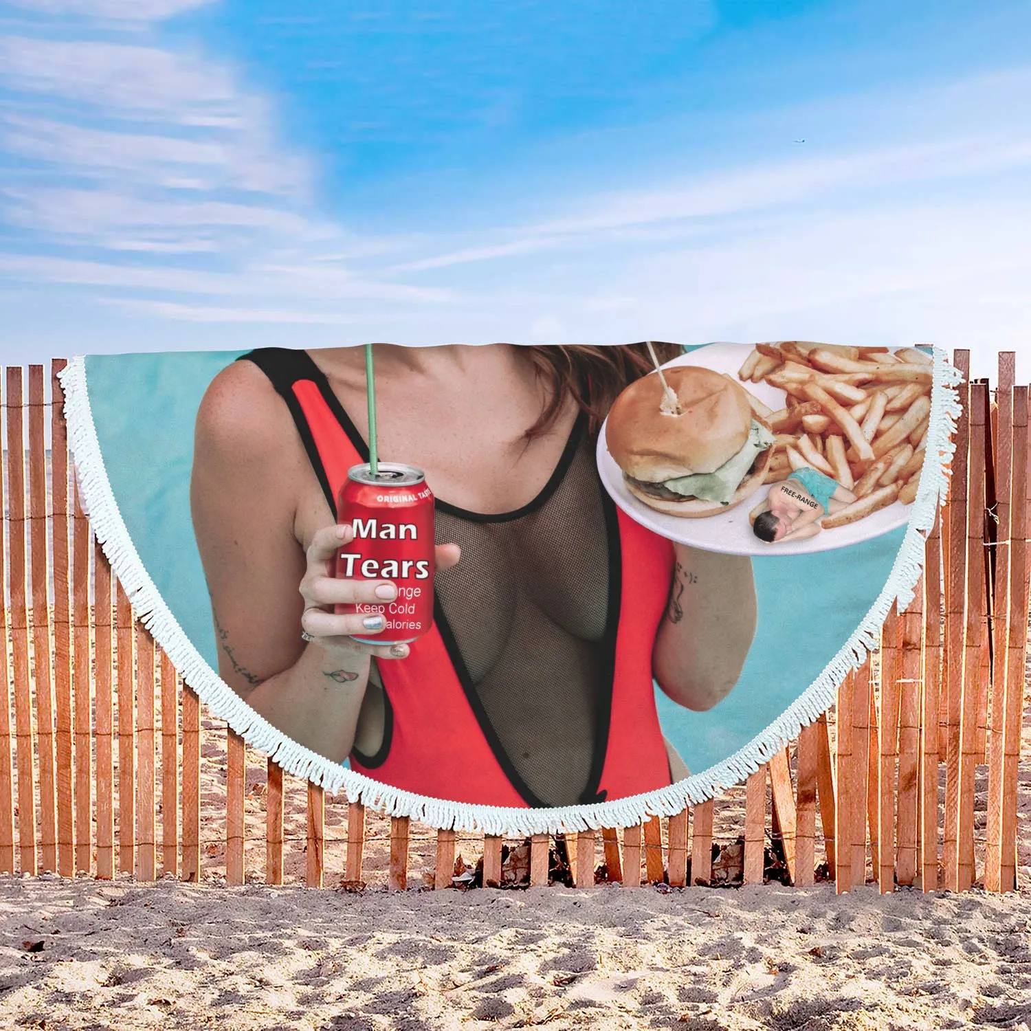 Fries Before Guys Round Beach Blanket (EPIC)