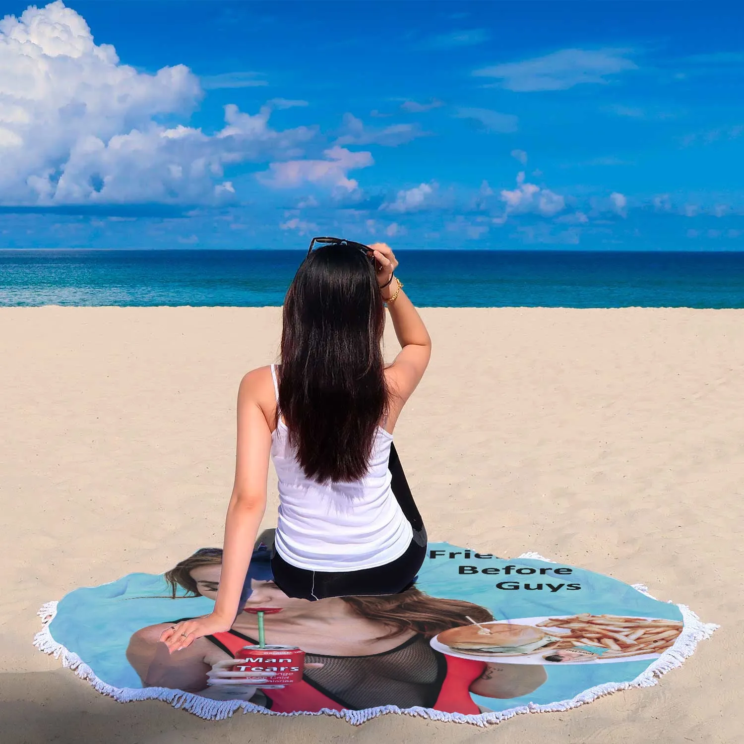 Fries Before Guys Round Beach Blanket (EPIC)