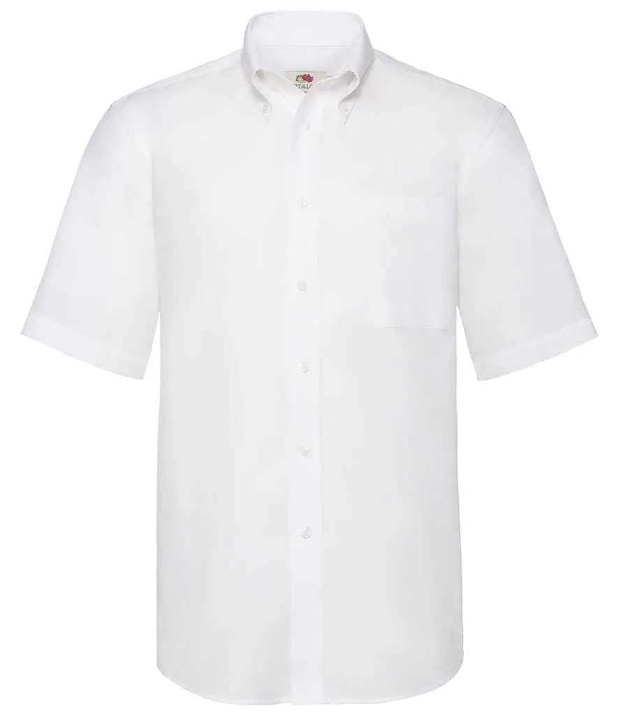 Fruit of the Loom Short Sleeve Oxford Shirt
