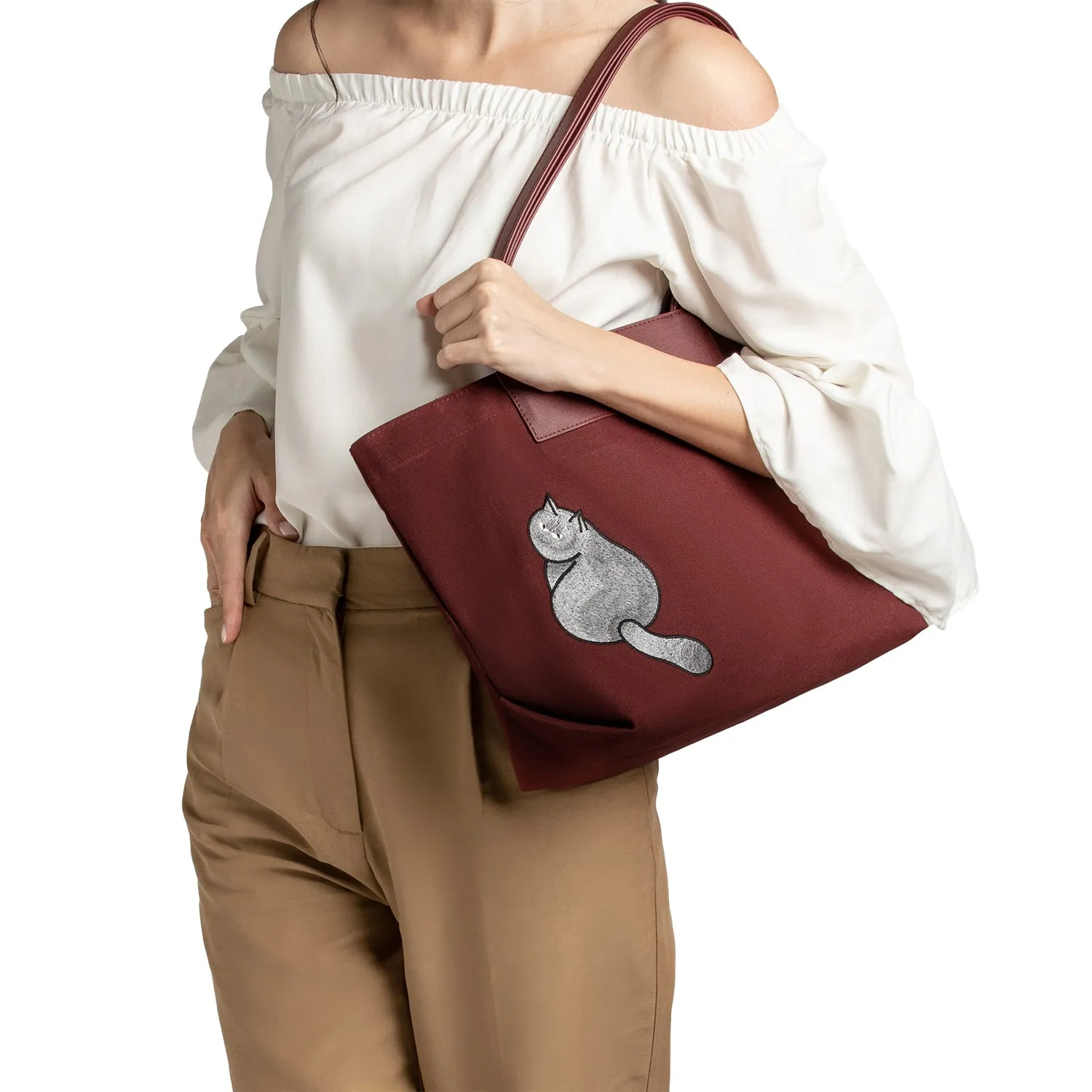 Furry Bag 36 (EB) - Maroon