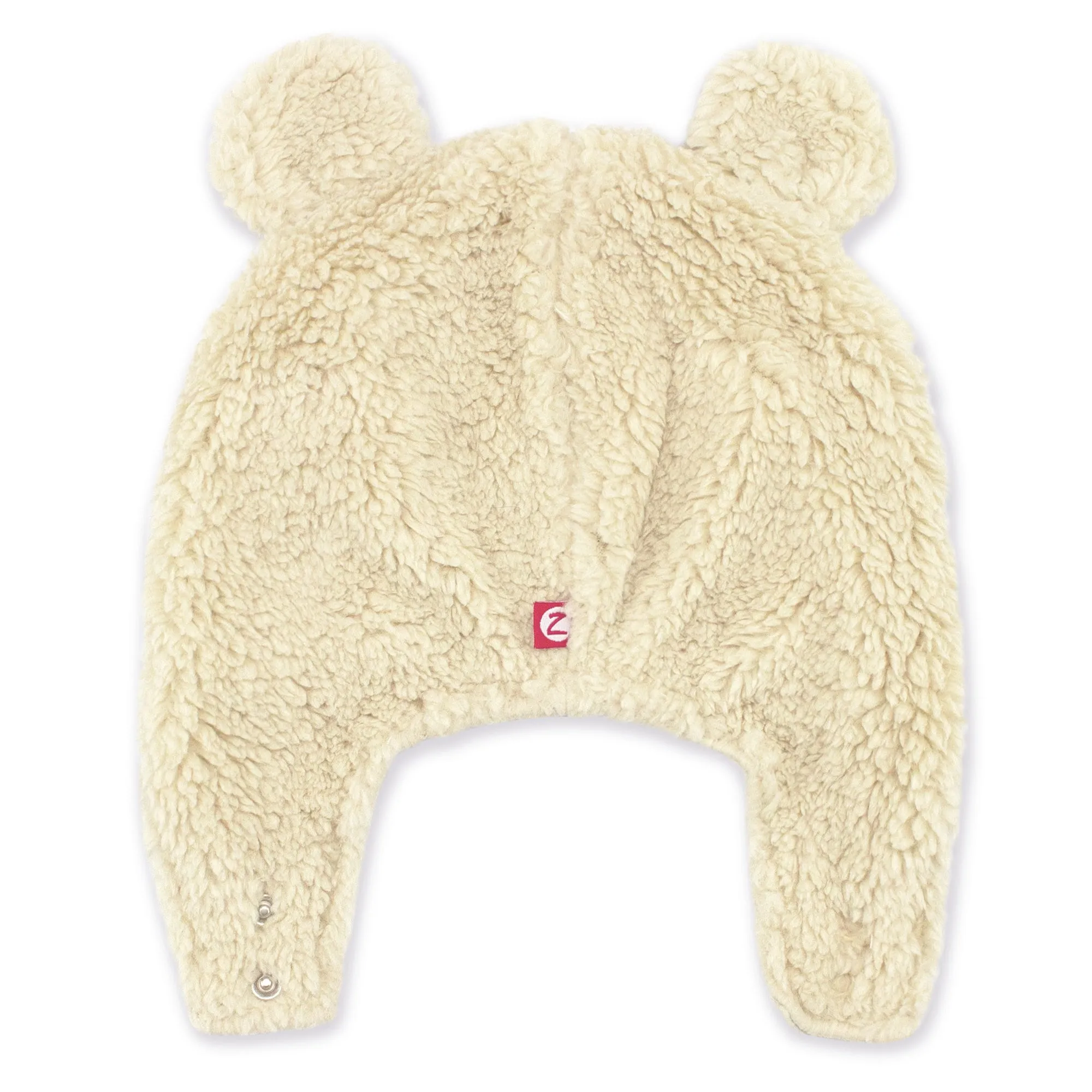 Furry Bear Hat - Oat