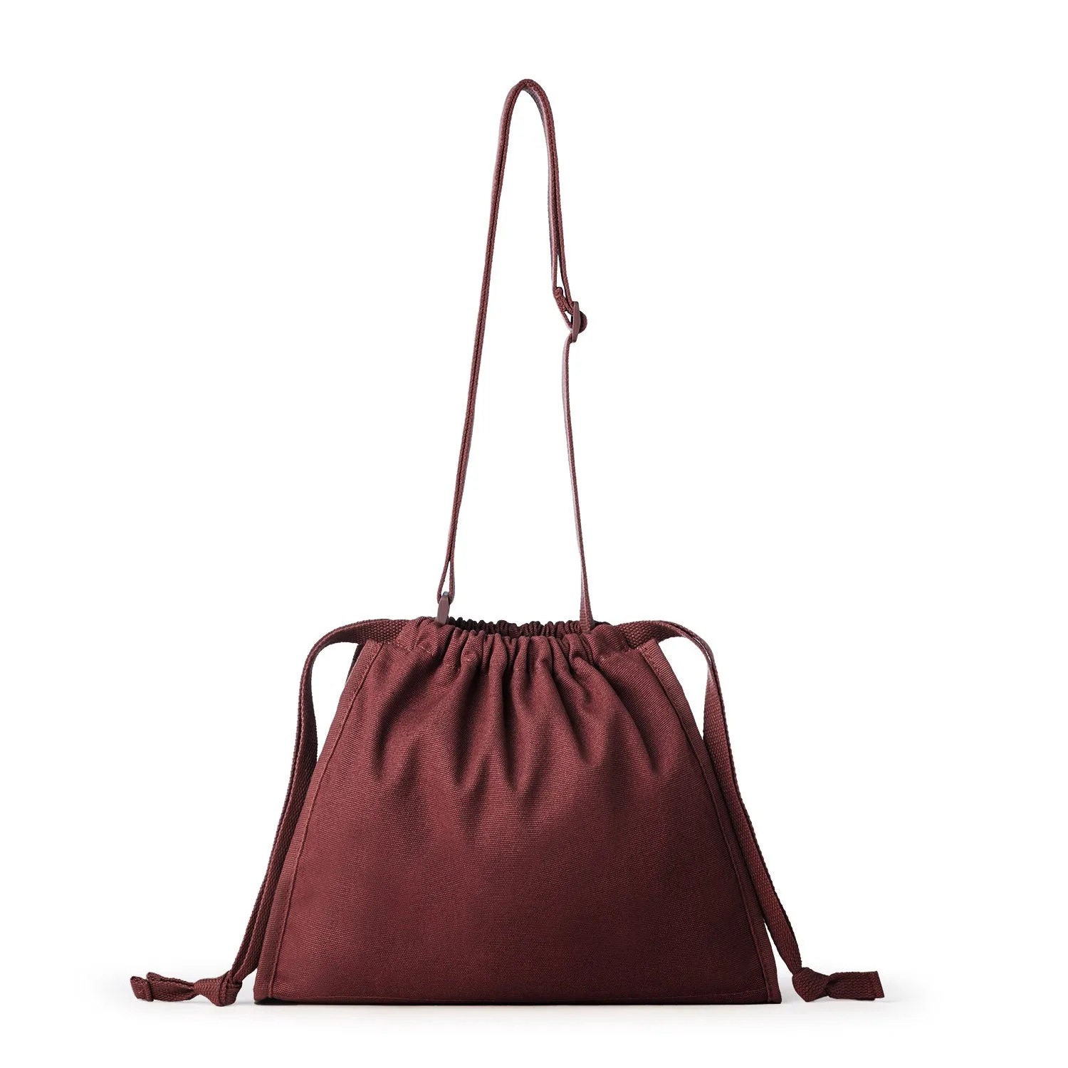 Furry Drawstring 37 - Maroon