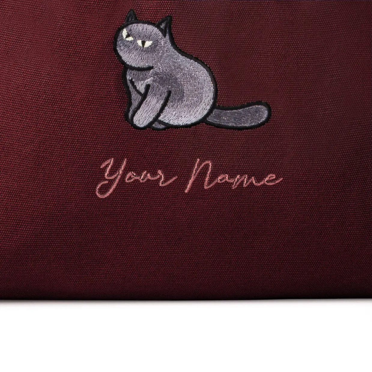 Furry Drawstring 37 - Maroon