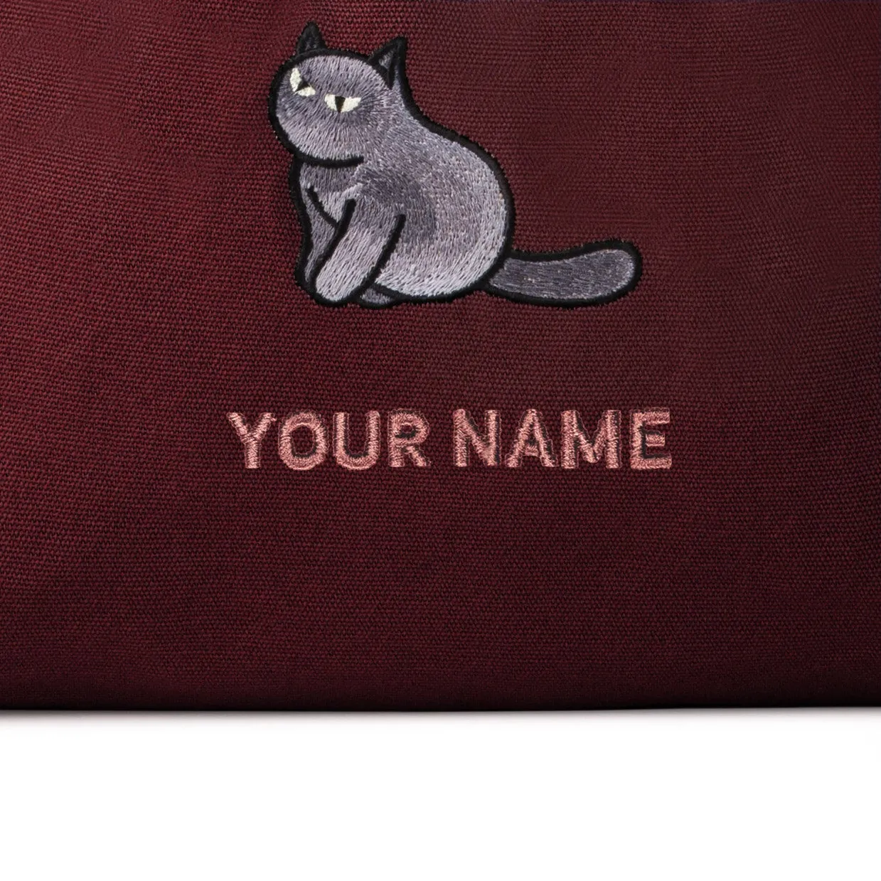 Furry Drawstring 37 - Maroon