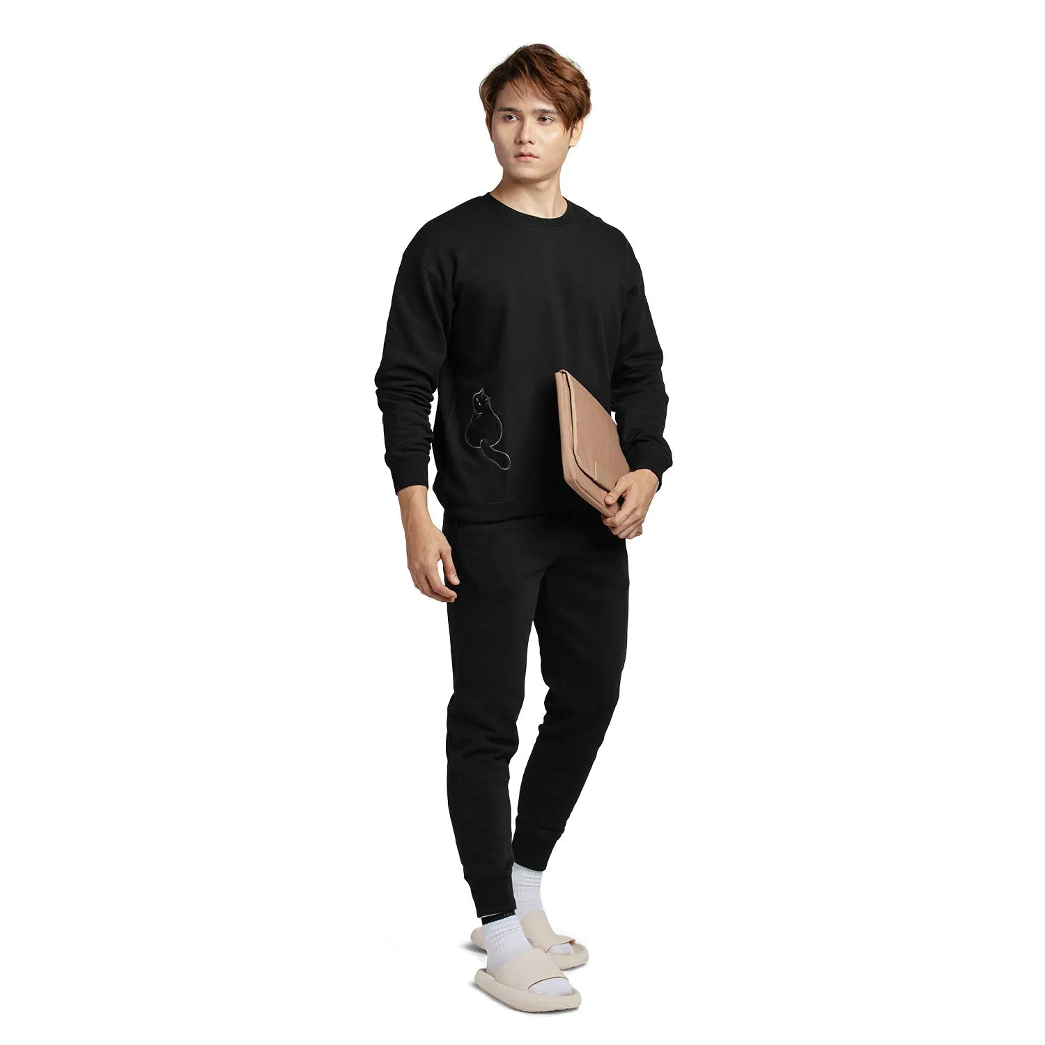 Furry Sweatshirt 36 - Black