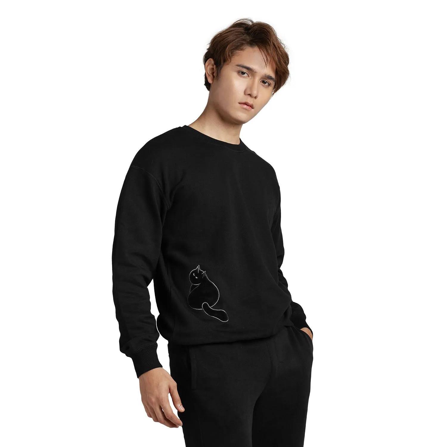 Furry Sweatshirt 36 - Black