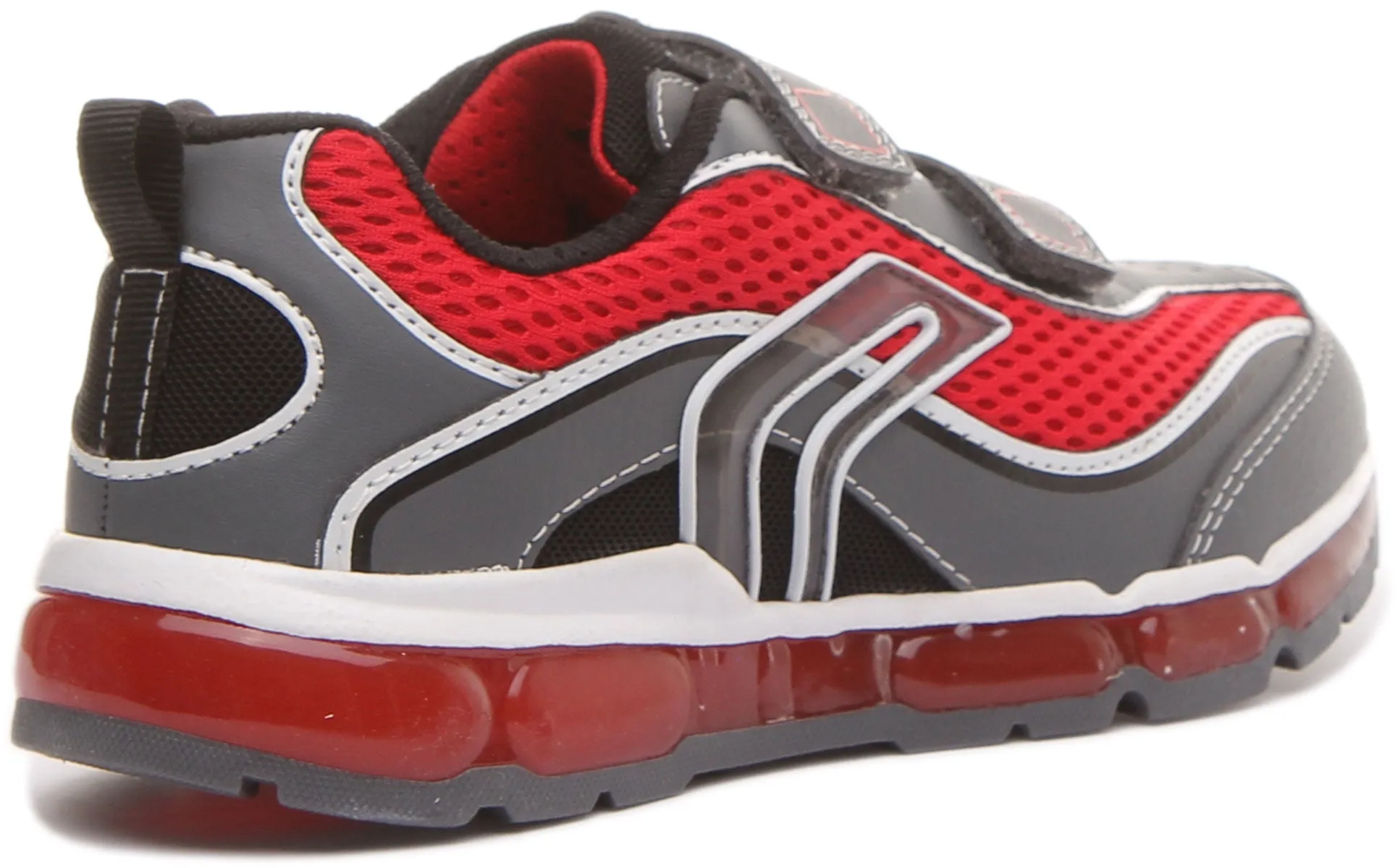 Geox J Android B.C In Grey Red For Kids