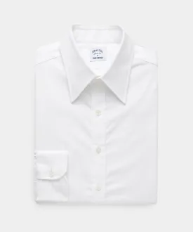 Hamilton   Todd Snyder Corduroy Long Point Collar Dress Shirt in White