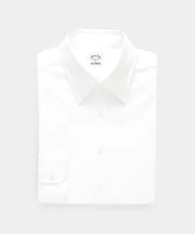 Hamilton   Todd Snyder Seersucker Long Point Collar Shirt in White
