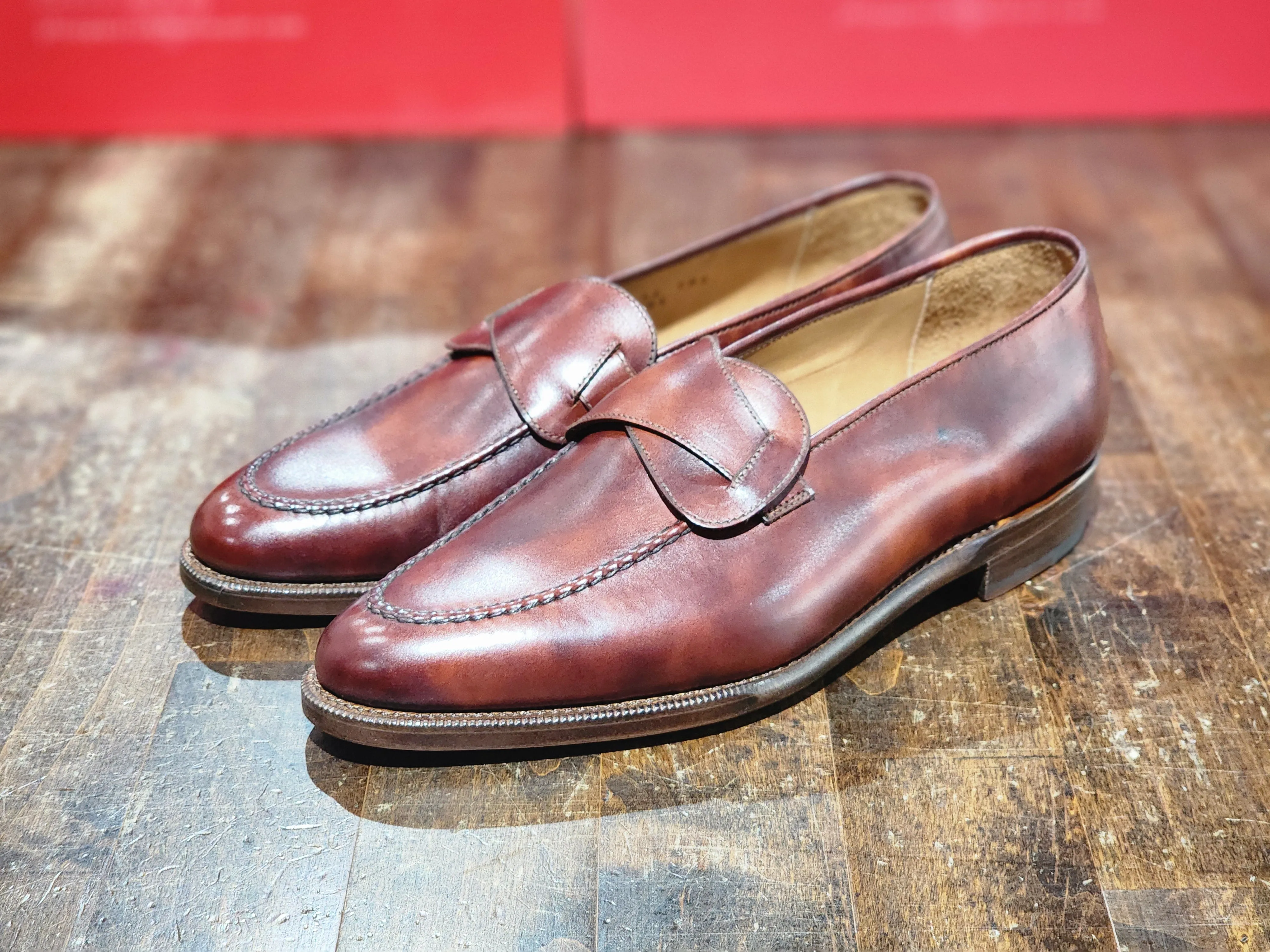 Hawthorne - DARK Gold Museum Calf - SAMPLE - Grade 1
