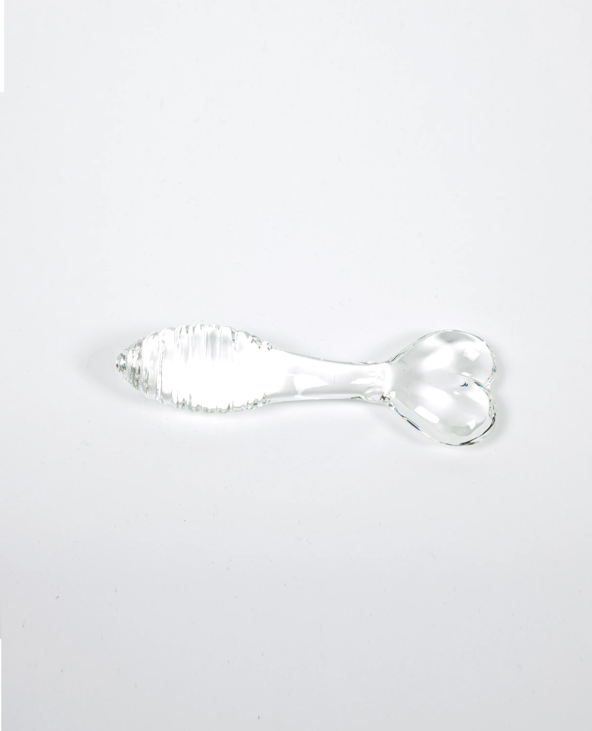 HEART GLASS ANAL DILDO