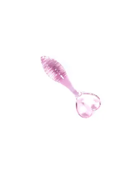 HEART GLASS ANAL DILDO