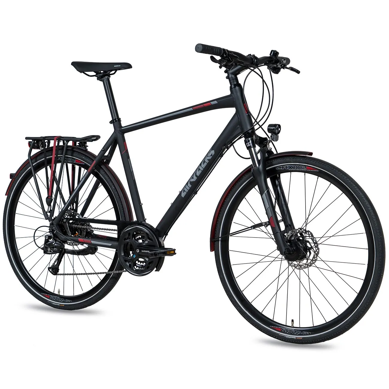 Herren Trekking Fahrrad 28 Zoll Trekkingrad TR.2830 24 Gang Shimano Alivio RD-M3100 SGS Shadow