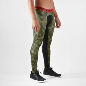 Hive Green compression tights / leggings