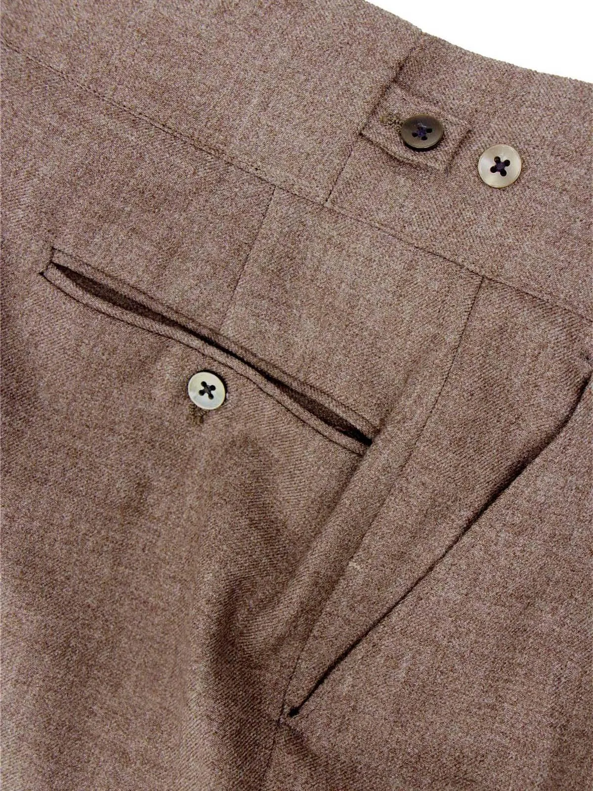 Iconic 1970s Patch Pocket Oxford Bag Trouser Suit