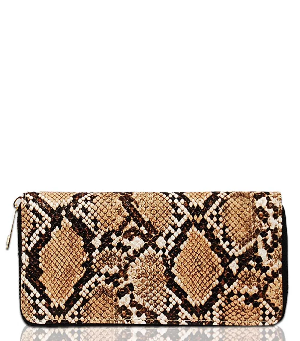 Isa Animal Fashion Print Wallet WA1761