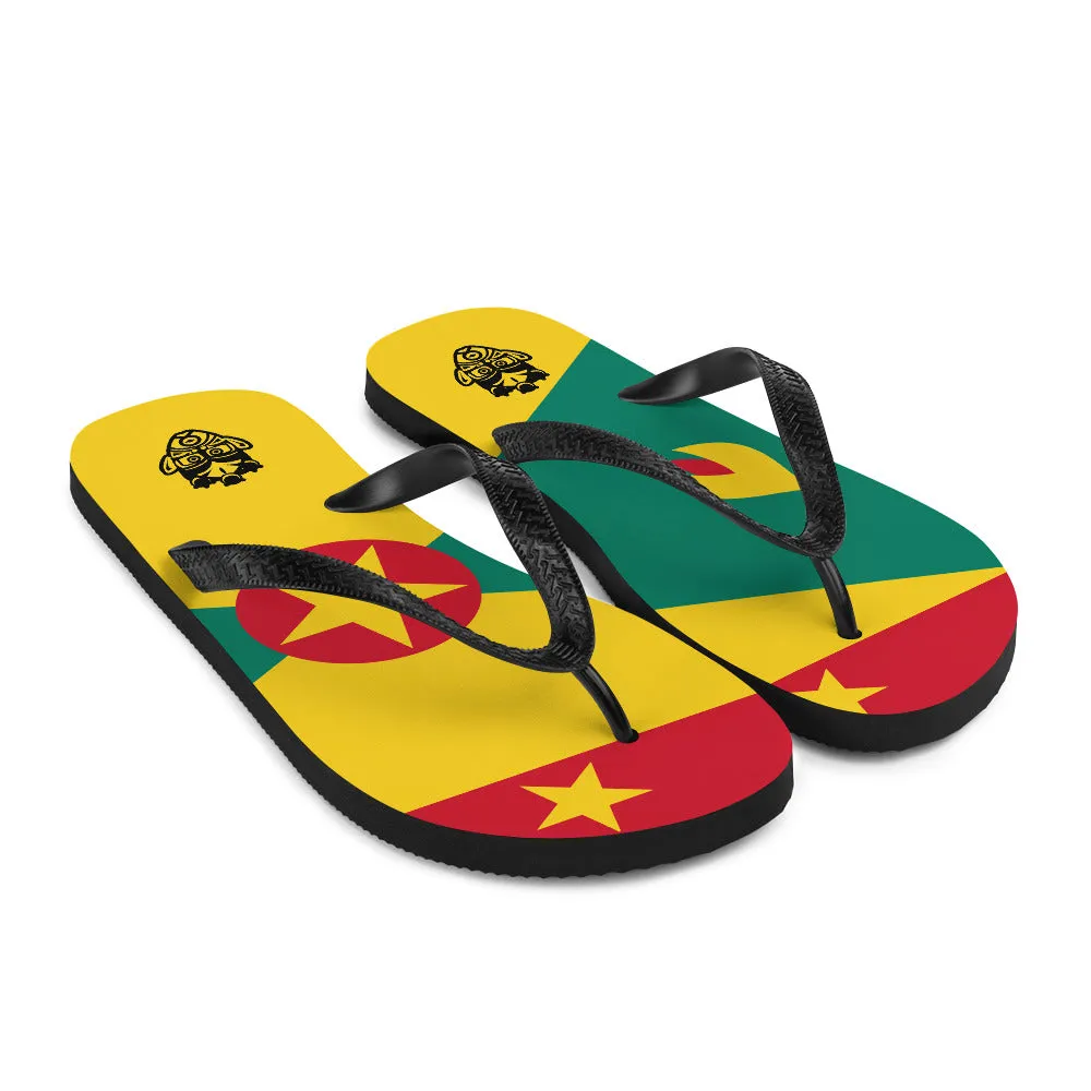 Island Flag - Grenada Flip Flops