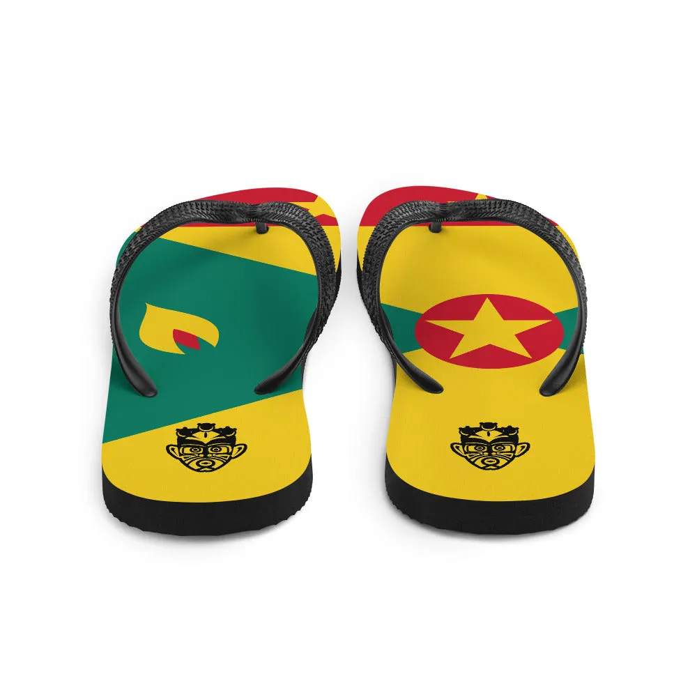 Island Flag - Grenada Flip Flops