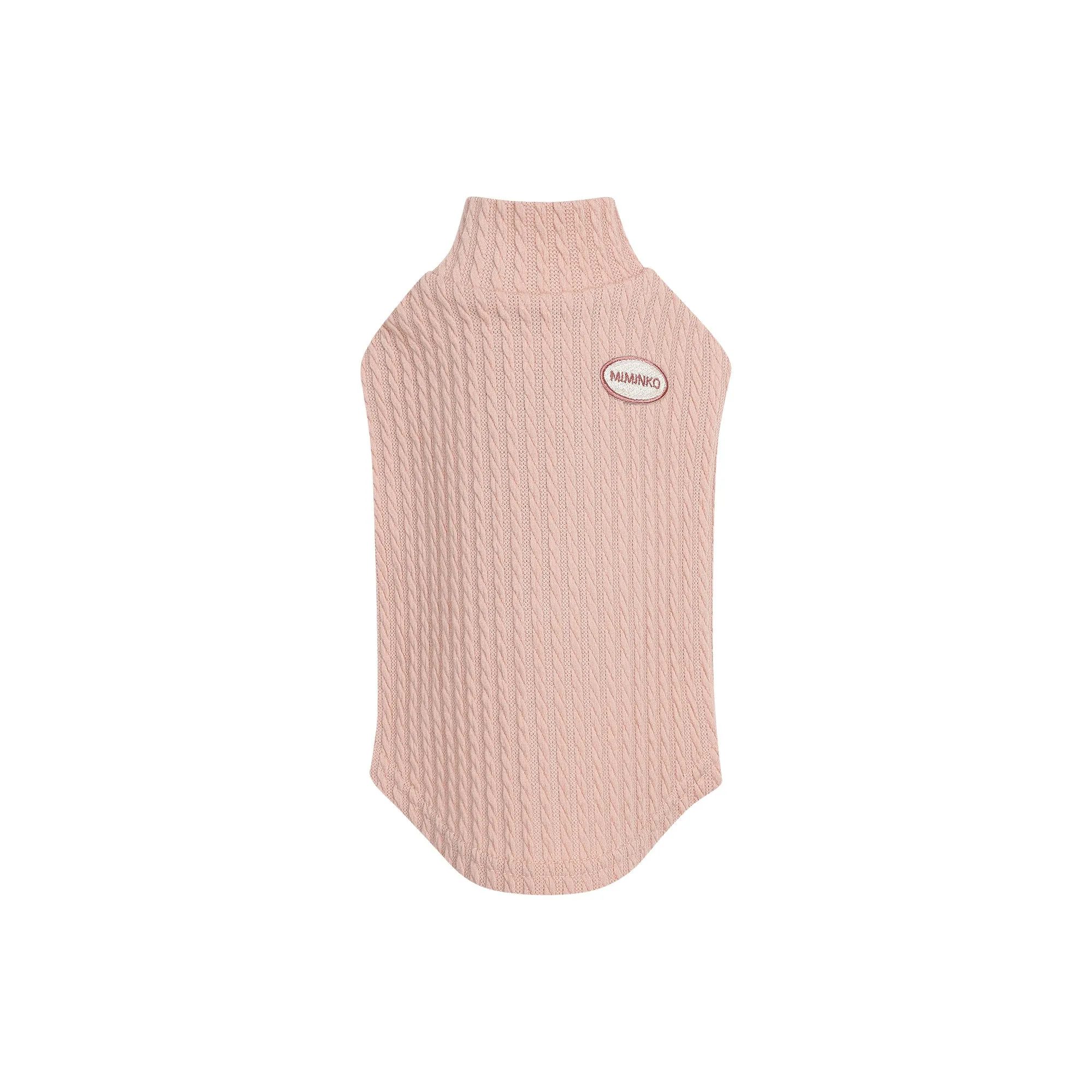 It's A Classic  Turtleneck Top- Pink