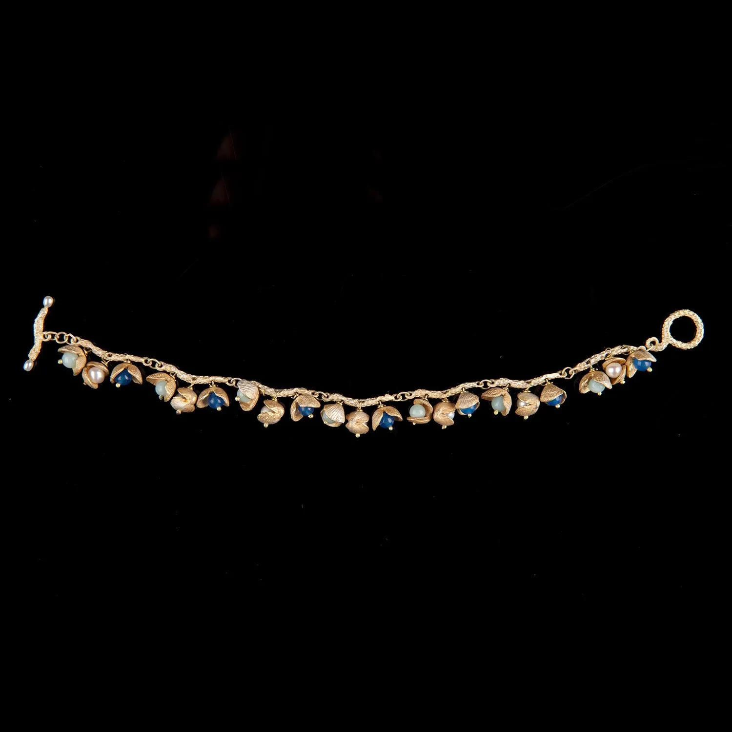 Small Seashell Charm Bracelet