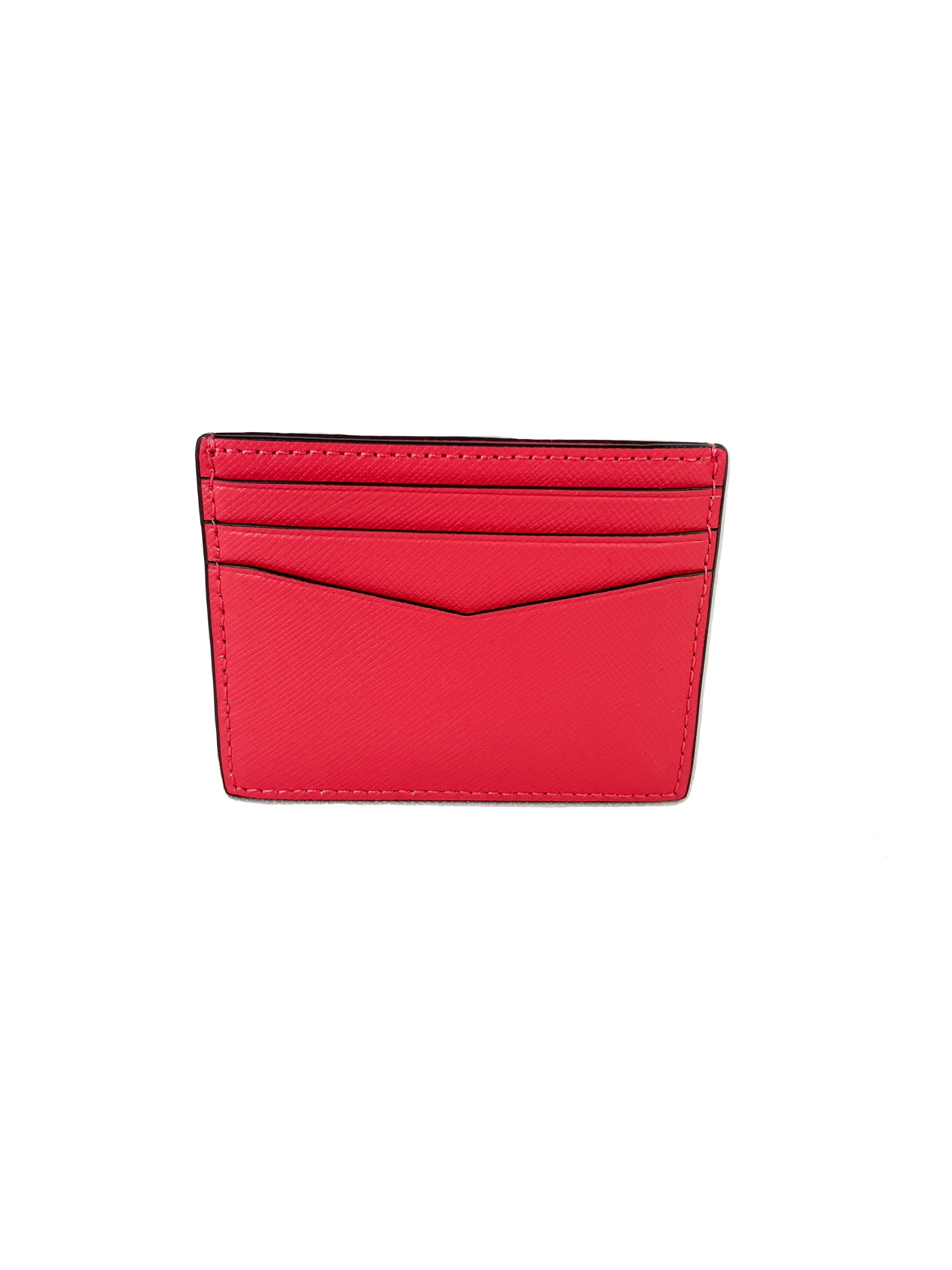 Kate Spade pink leather slim card holder NWT