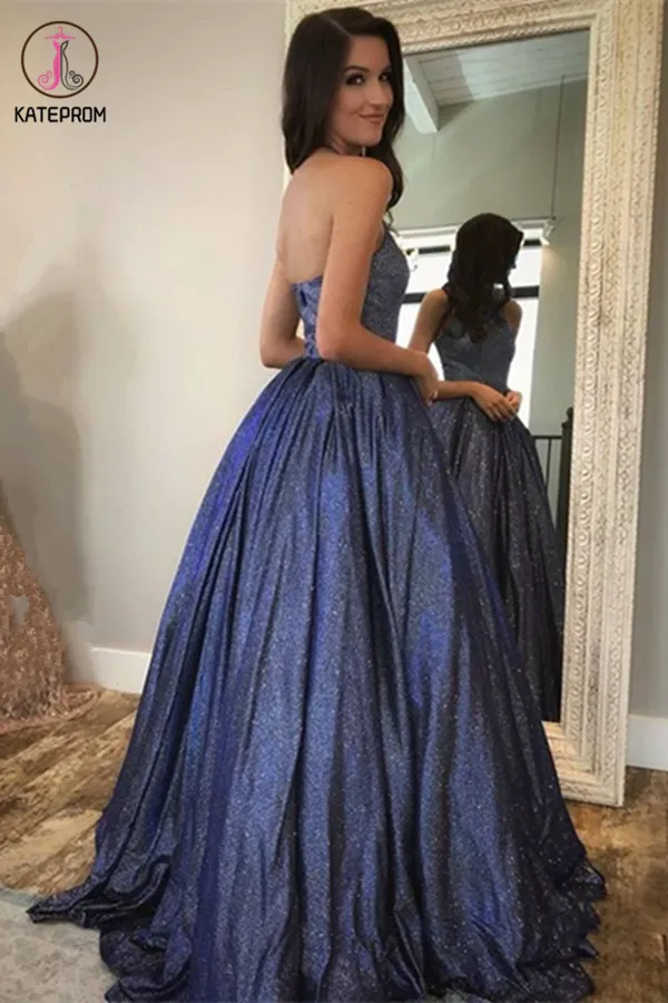 Kateprom Newest Halter Zipper Back Long Prom Dresses Cute Party Gowns KPP1344