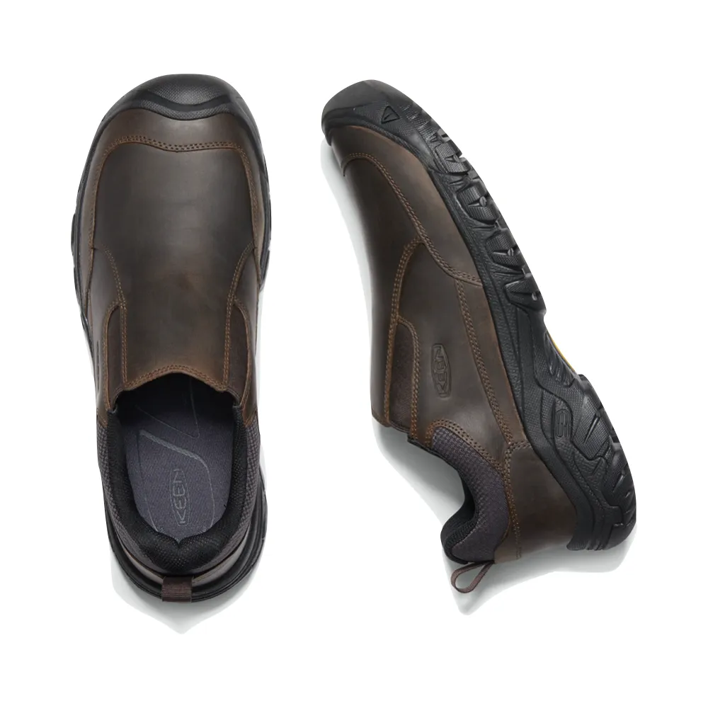 KEEN Men's Targhee III Slip On in Dark Earth/Mulch Brown