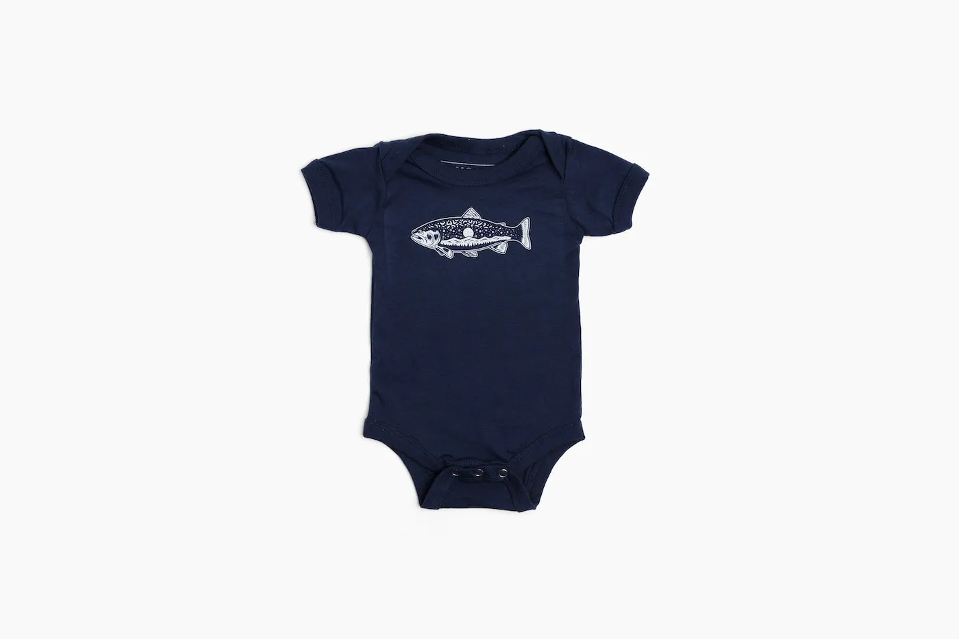 Kids Trout Tee-Navy