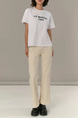 Le Marais T-shirt, Ivory