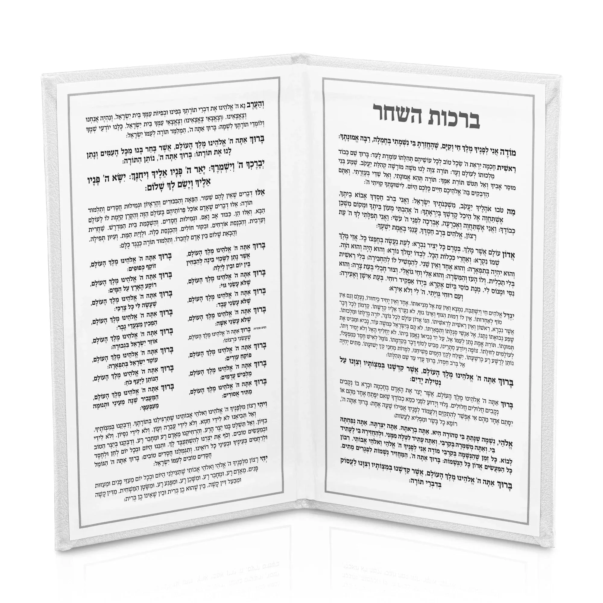LEATHER BIRCHAS HASHACHAR BOOKLET